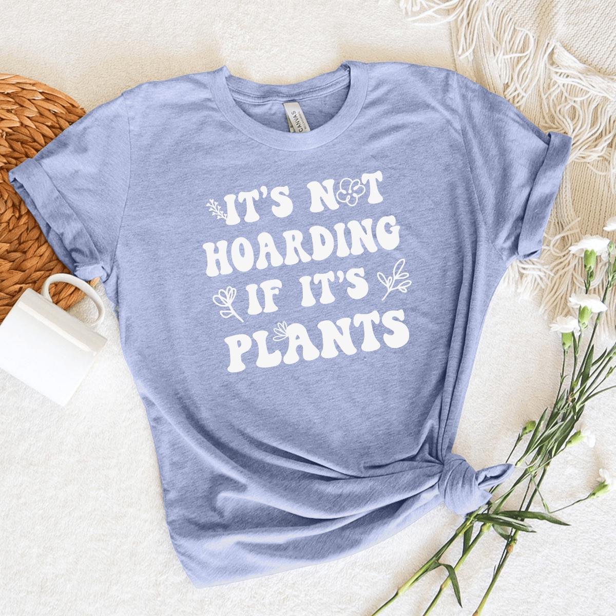 It's Not Hoarding Floral Unisex Tee
