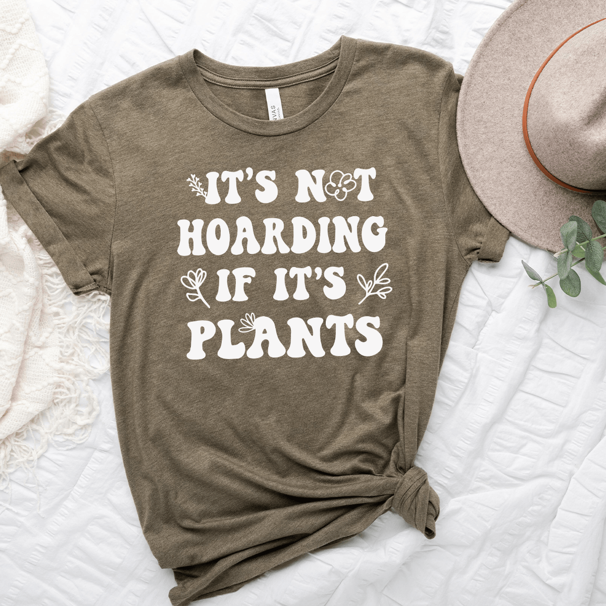 It's Not Hoarding Floral Unisex Tee