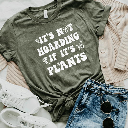 It's Not Hoarding Floral Unisex Tee