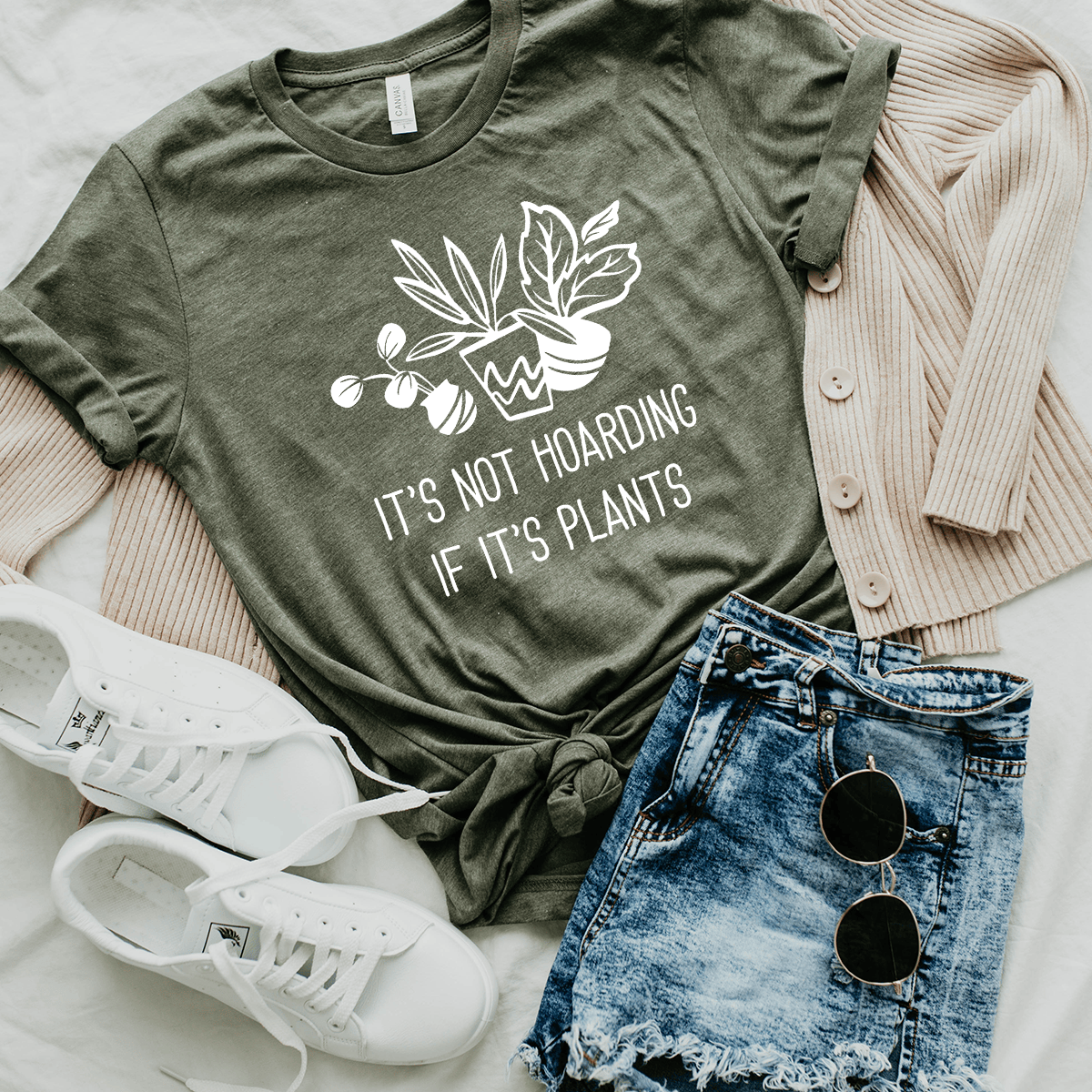It's Not Hoarding If It's Plants Unisex Tee