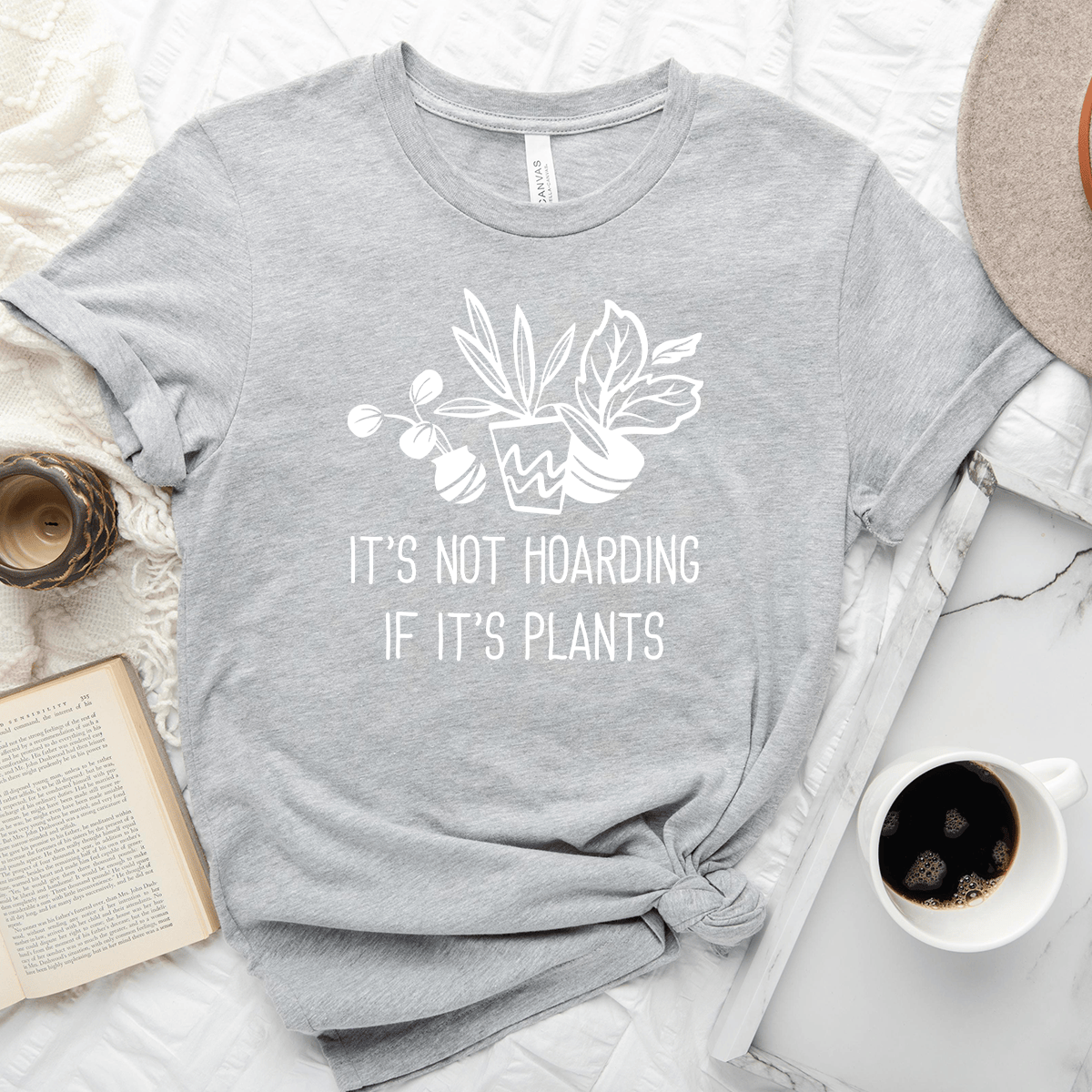 It's Not Hoarding If It's Plants Unisex Tee