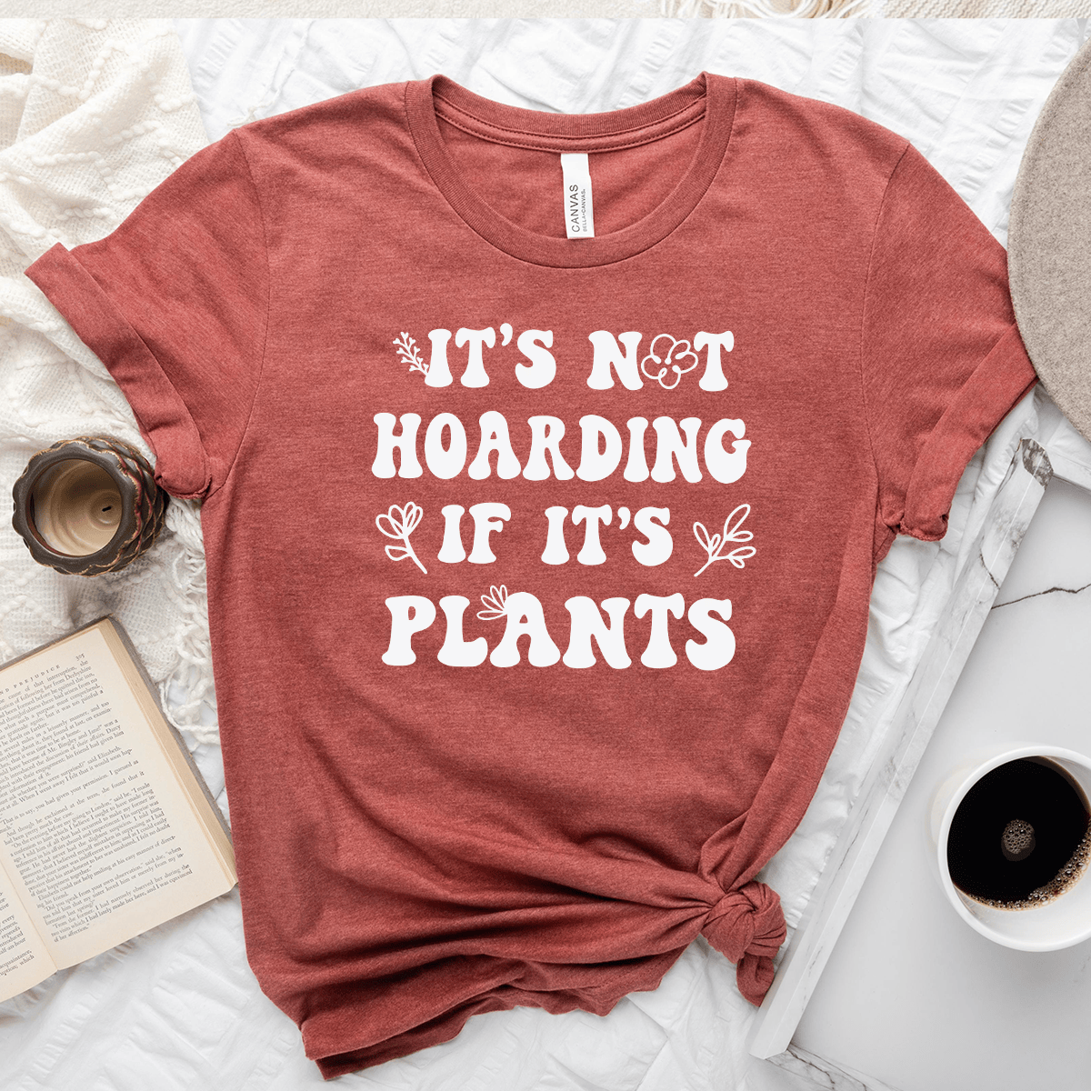 It's Not Hoarding Floral Unisex Tee