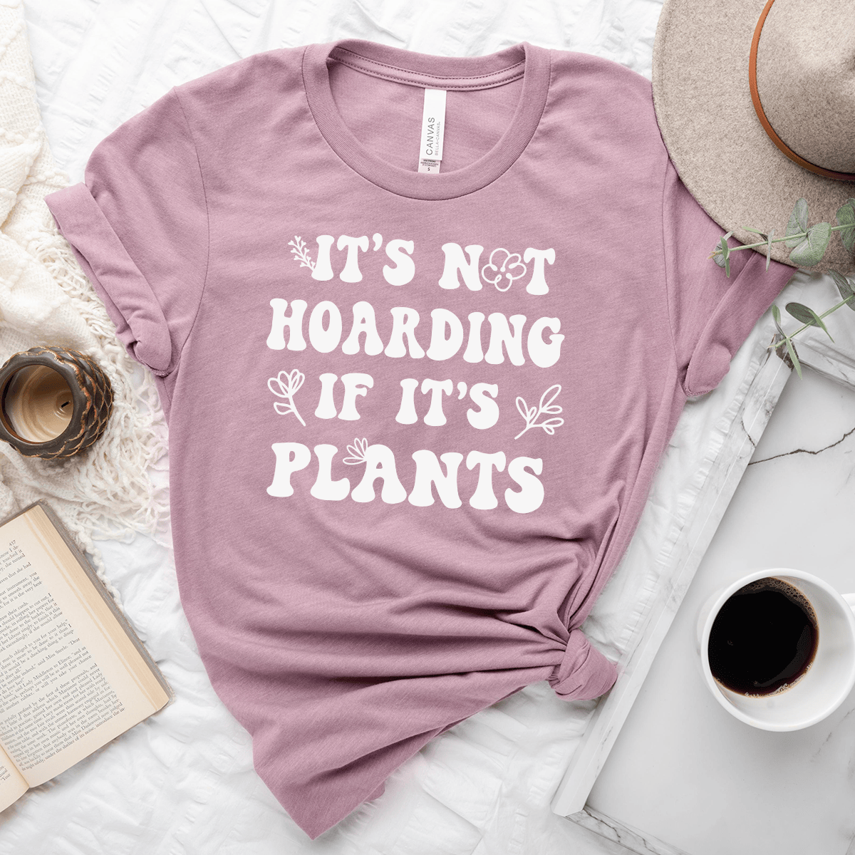 It's Not Hoarding Floral Unisex Tee