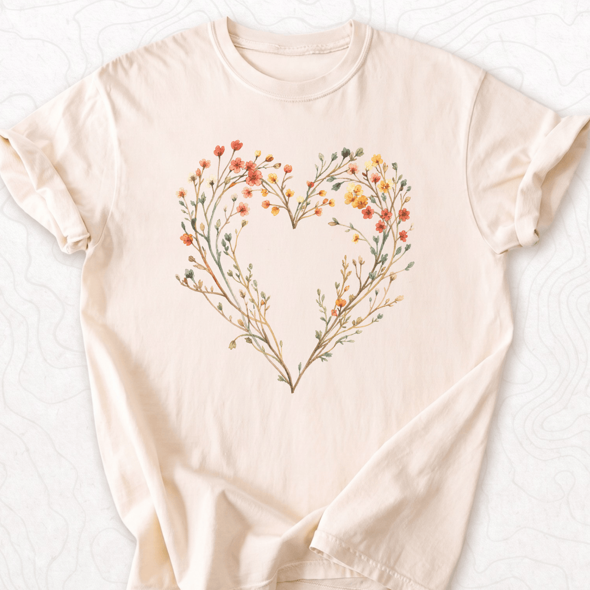 Floral Heart T-shirt