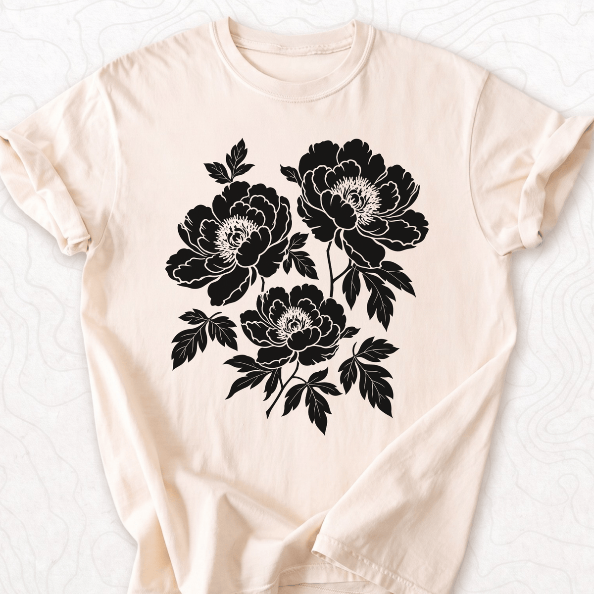 Floral Silhouette T-shirt
