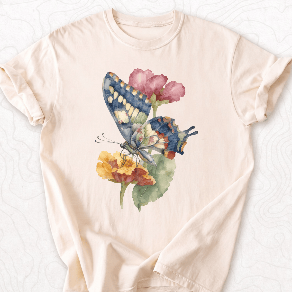 Butterfly Flowers T-shirt