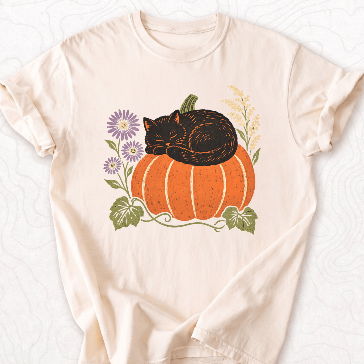 Pumpkin Cat T-shirt