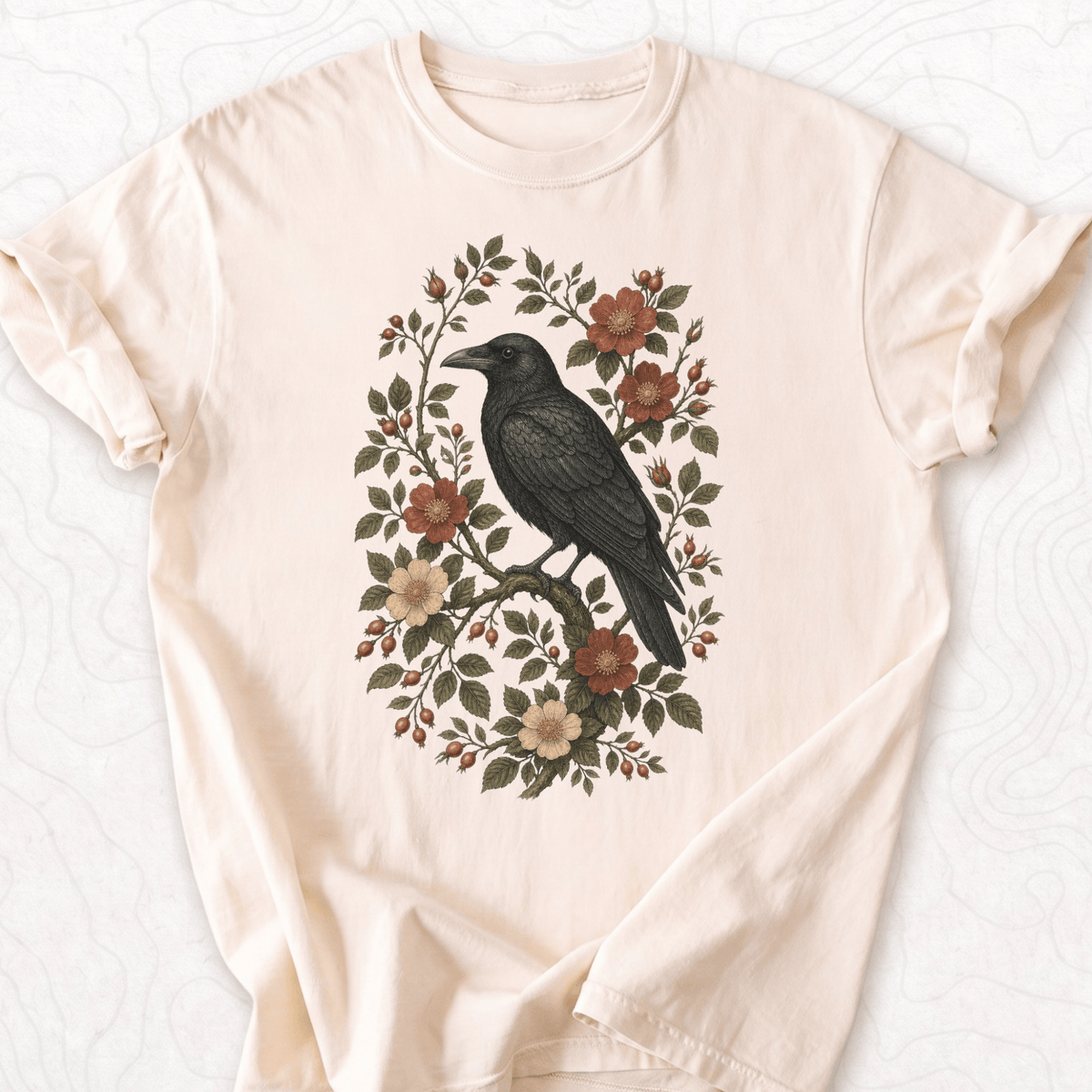 Floral Raven T-shirt