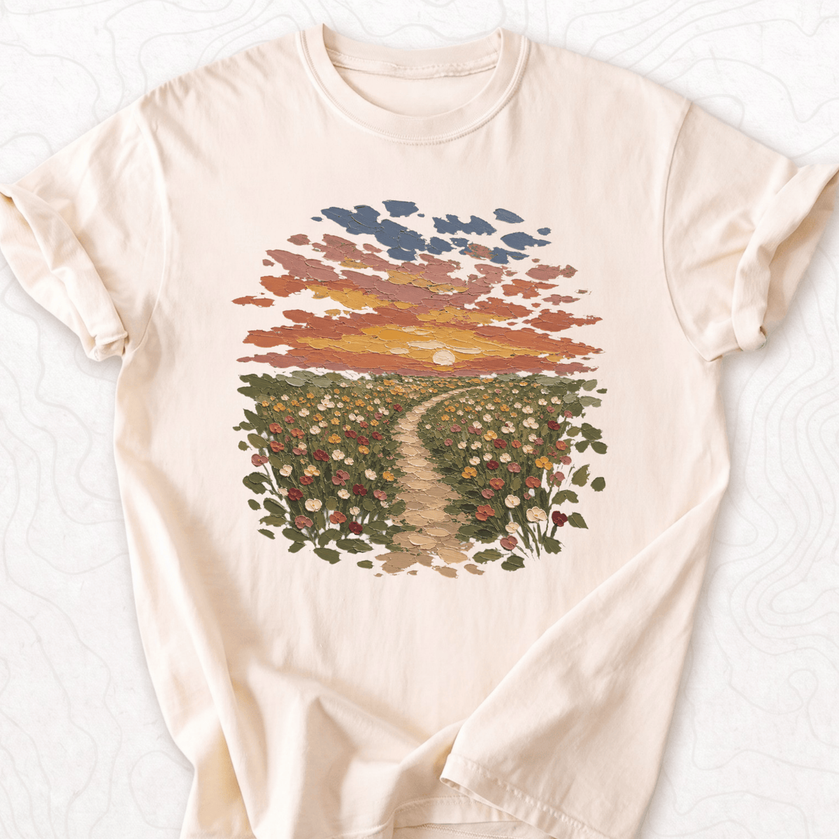 Sunset Garden Path T-shirt