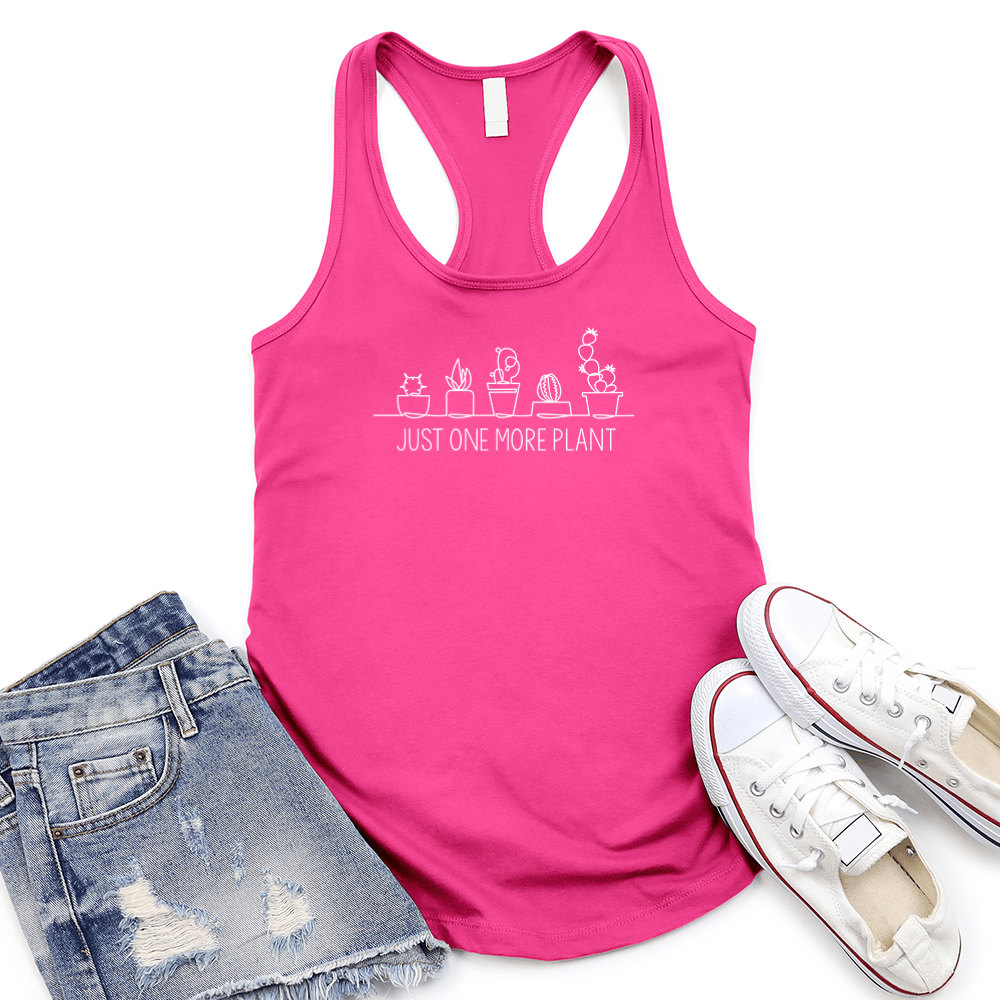 Just One More Plant Women's Racerback Tank Top