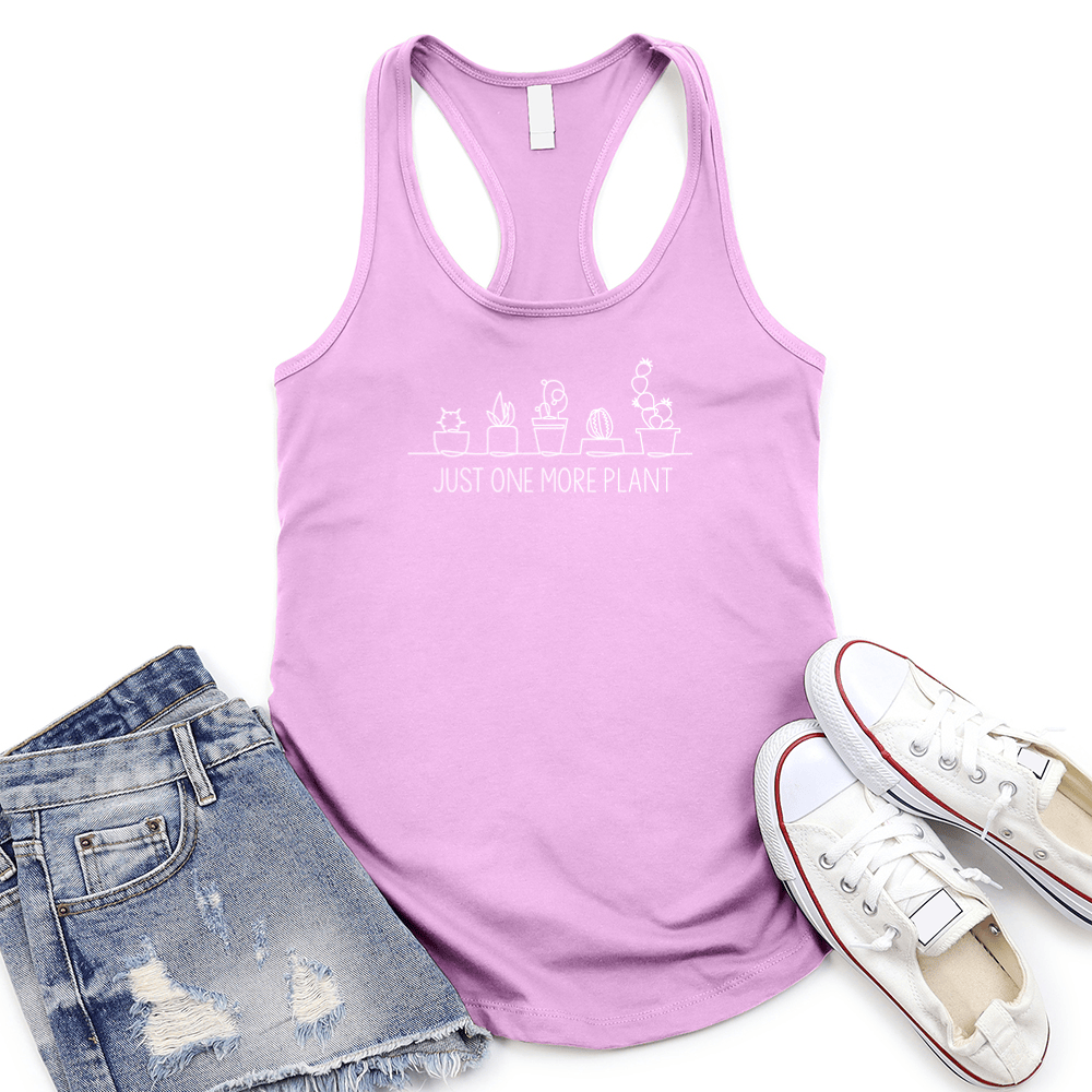Just One More Plant Women's Racerback Tank Top