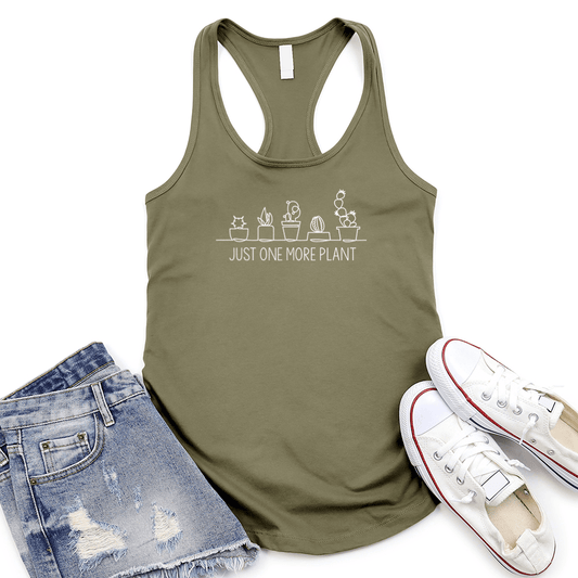 Just One More Plant Women's Racerback Tank Top