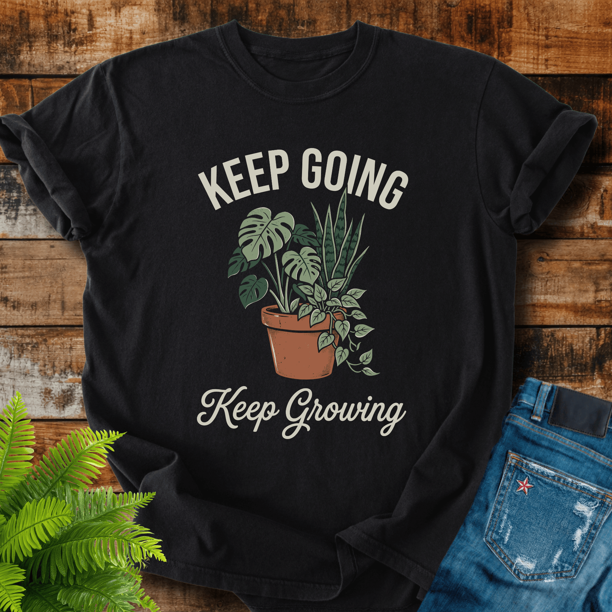 Keep Growing T-shirt – Plotly Garden