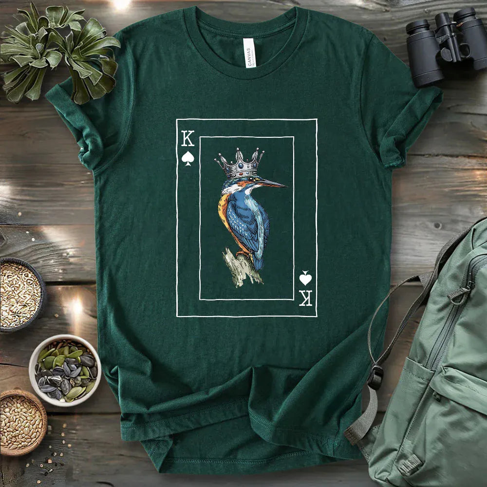 Kingfisher of Spades T-shirt