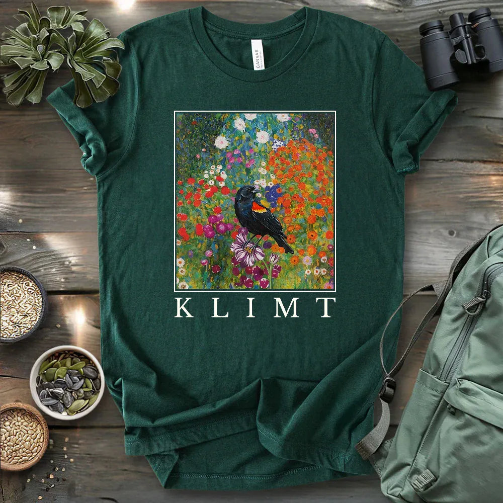 Klimt Blackbird T-shirt