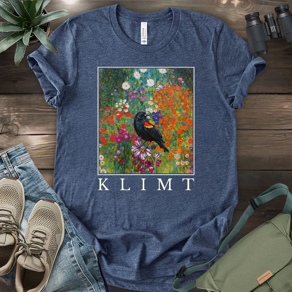 Klimt Blackbird T-shirt