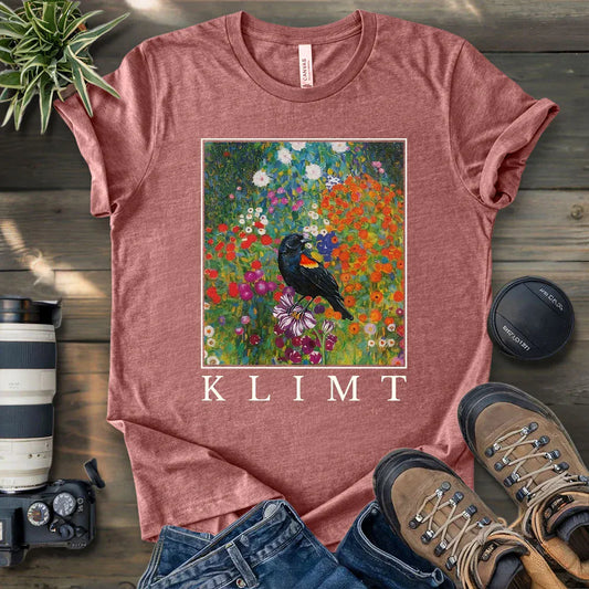 Klimt Blackbird T-shirt