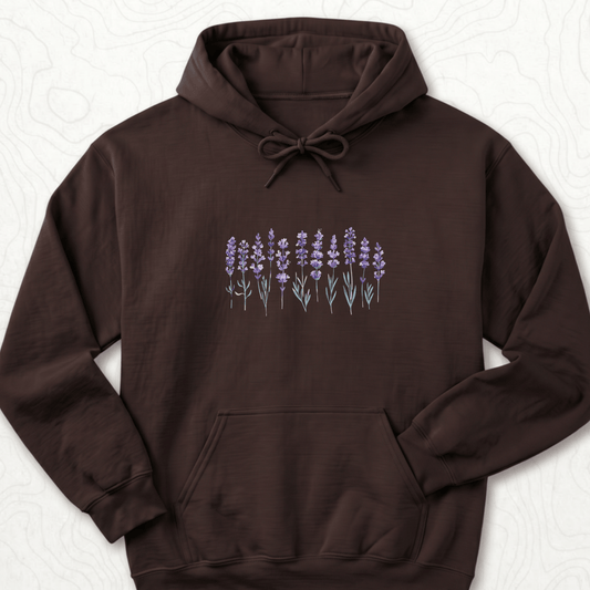 Lavender Flowers Hoodie