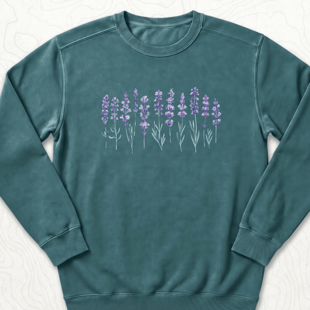 Lavender Flowers Sweatshirt