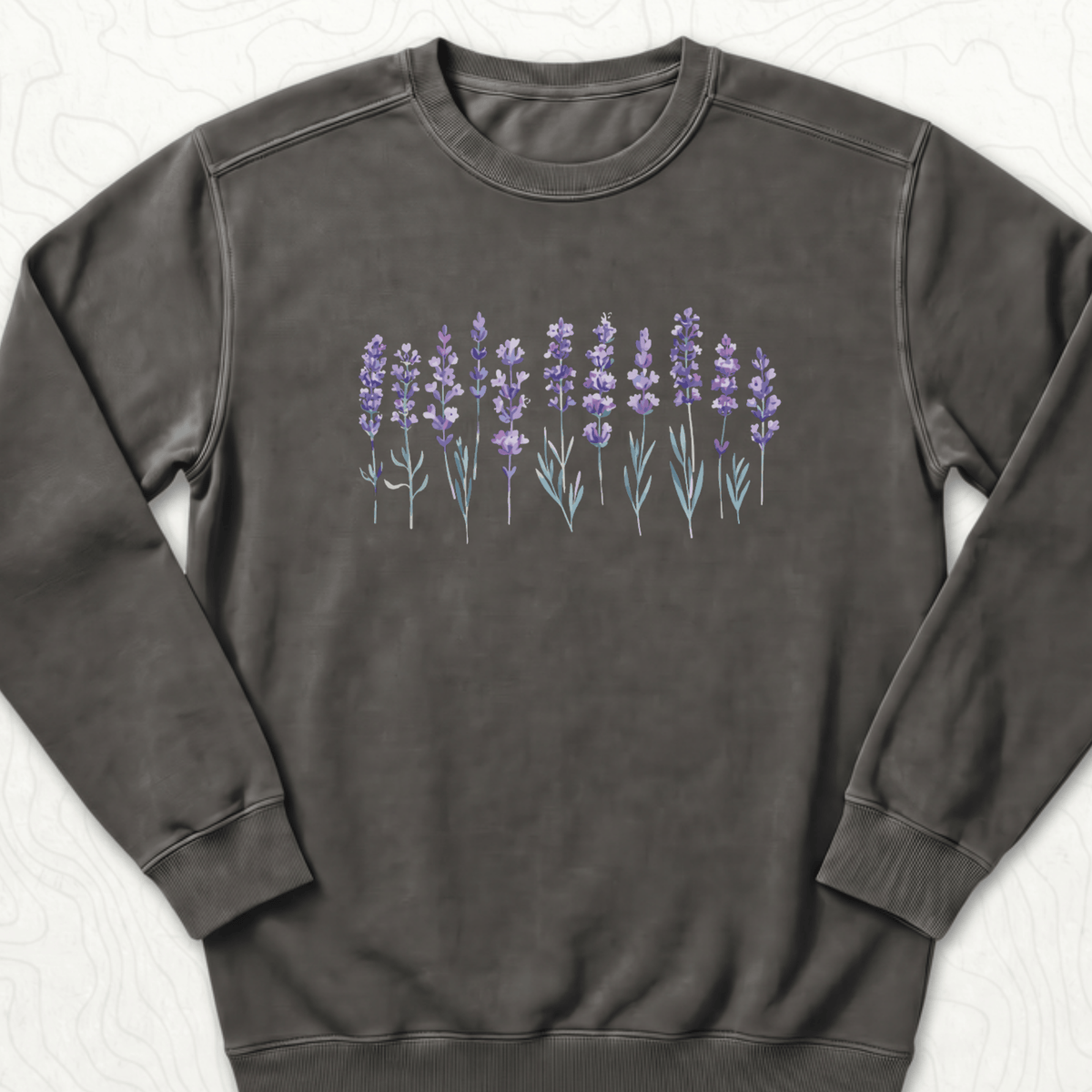 Lavender Flowers Sweatshirt