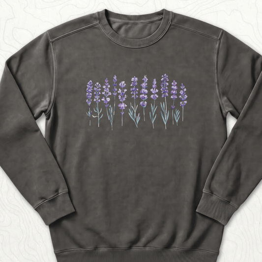 Lavender Flowers Sweatshirt
