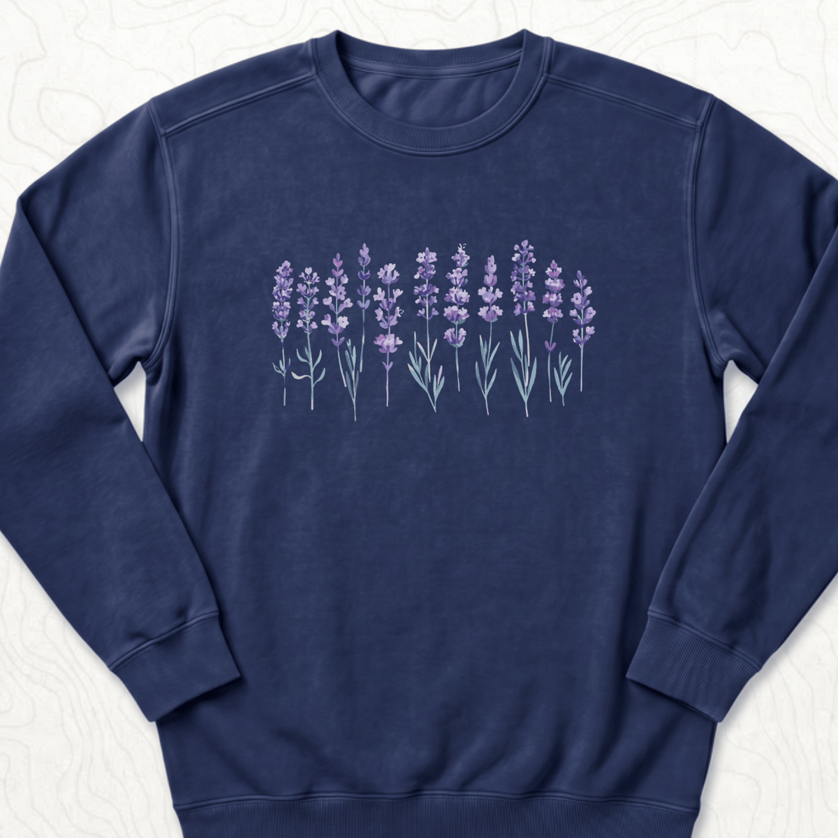 Lavender Flowers Sweatshirt