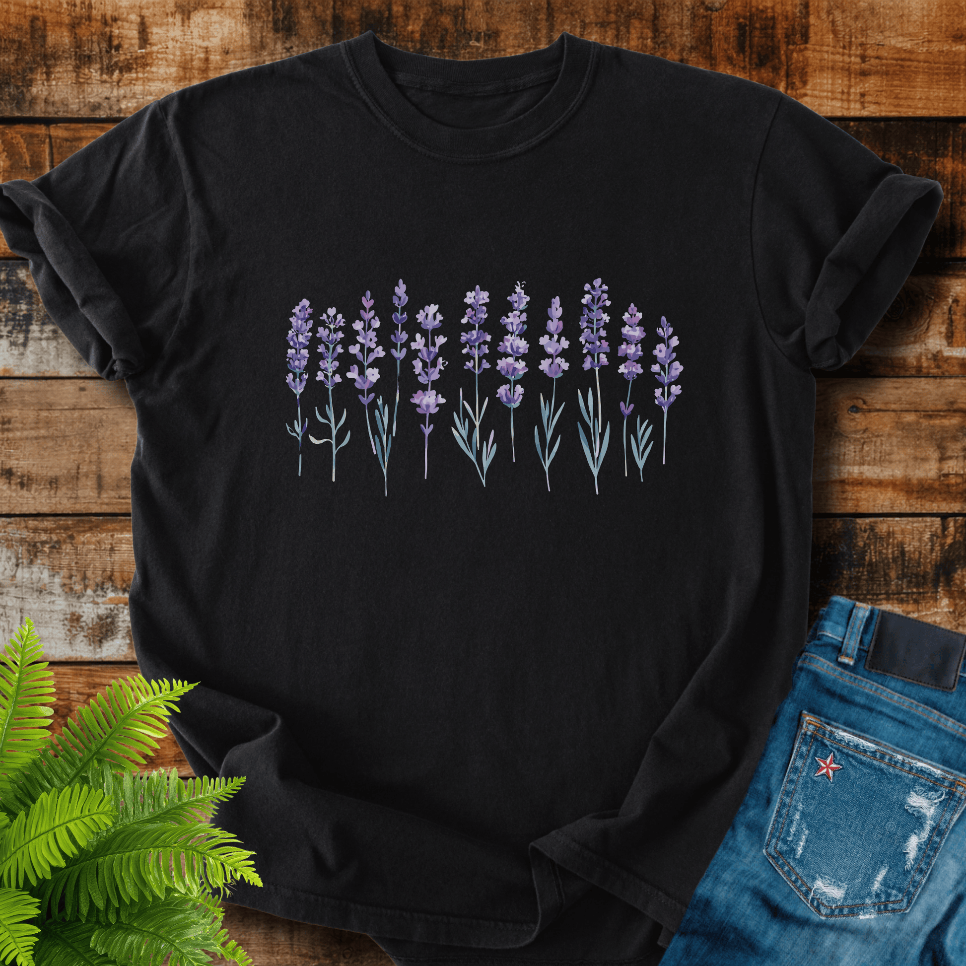 Lavender Flowers T-shirt