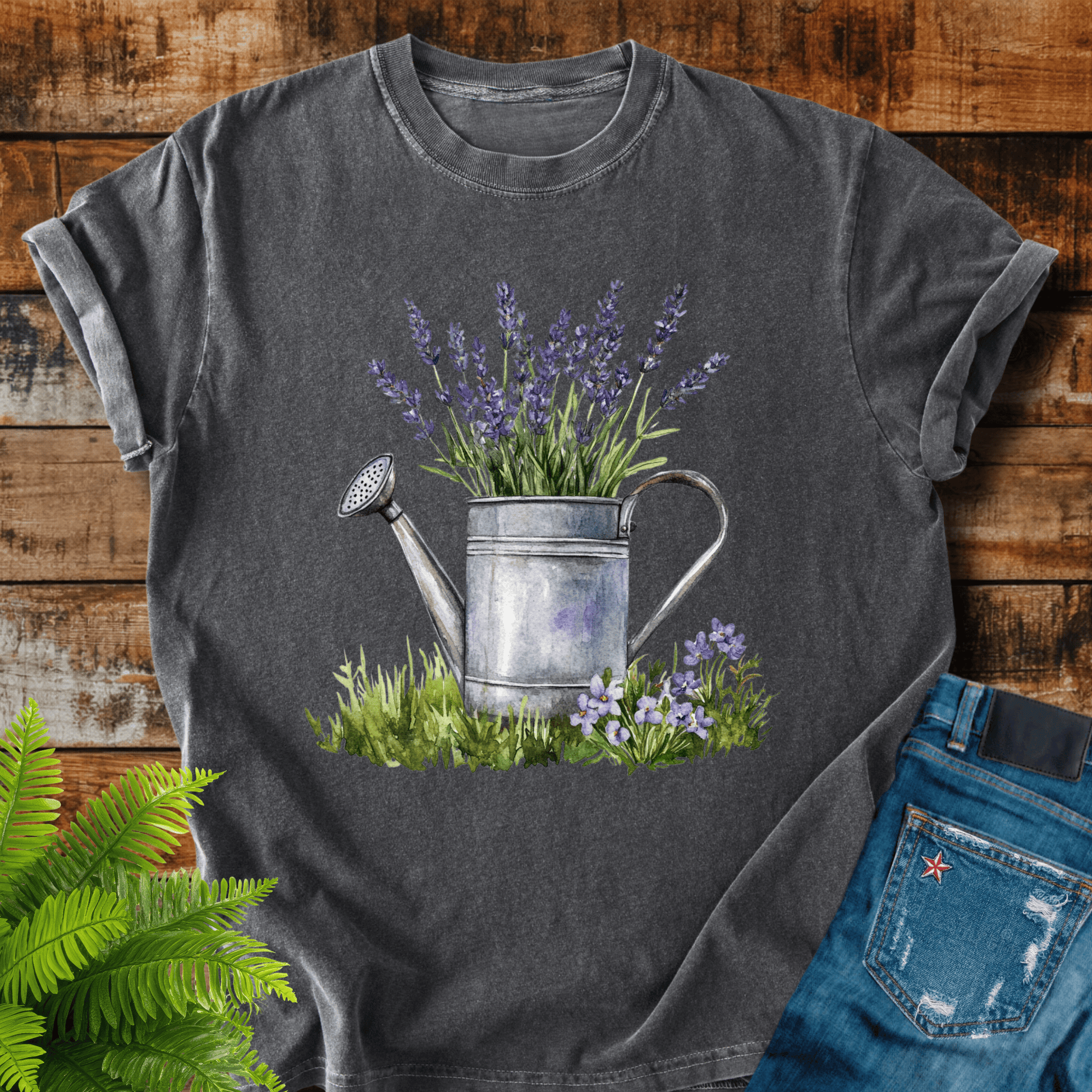 Lavender Watering Can T-shirt