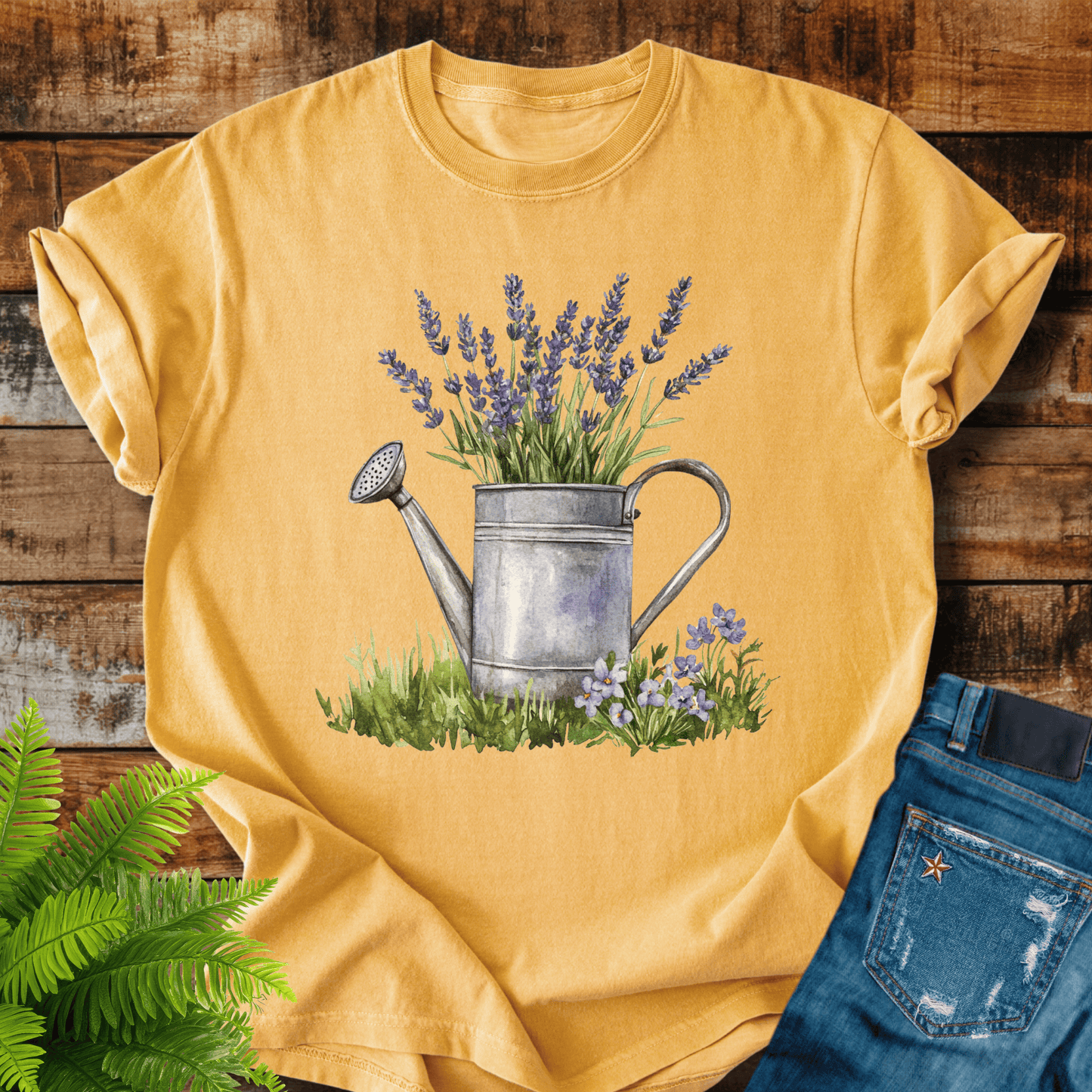 Lavender Watering Can T-shirt