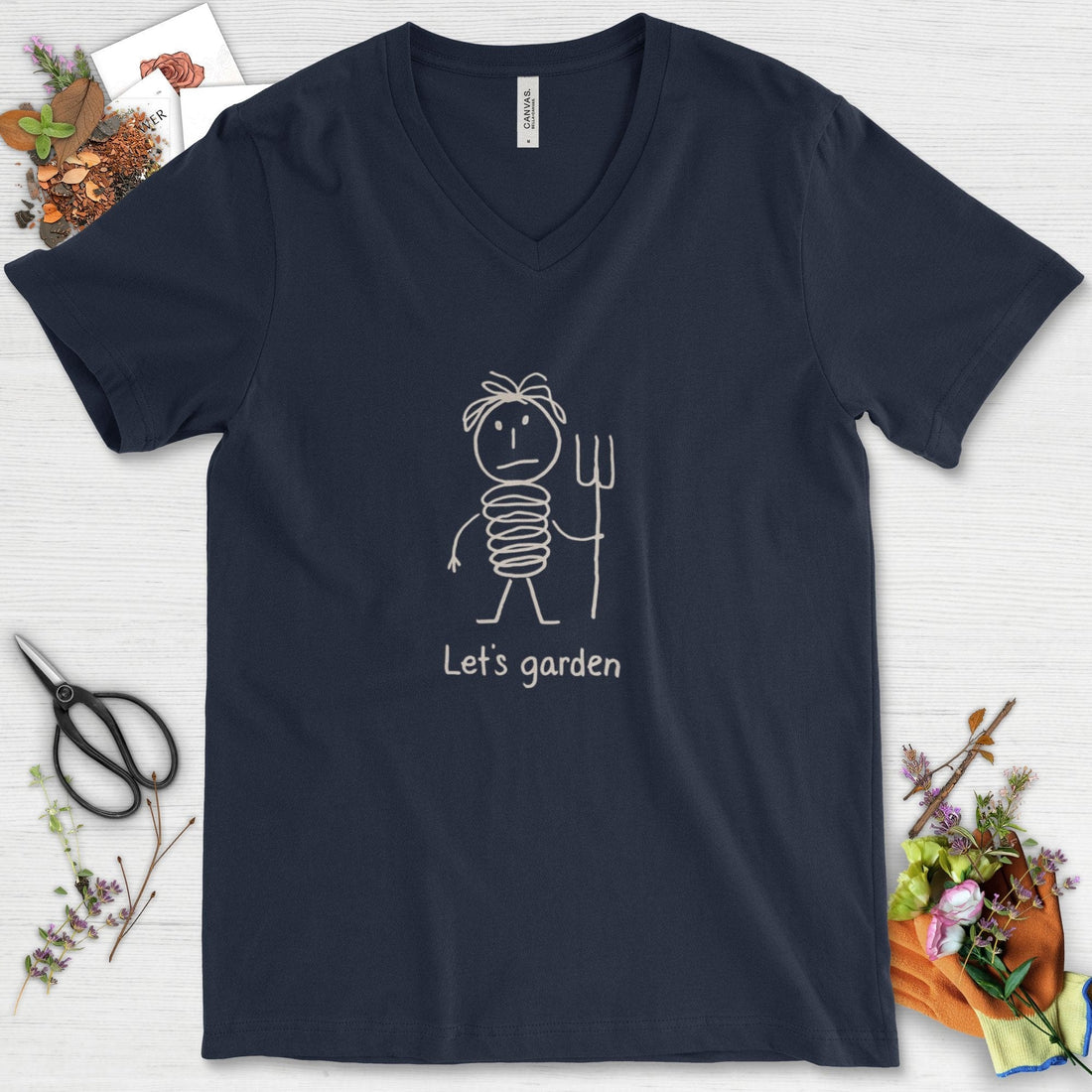 Let's Garden V-Neck