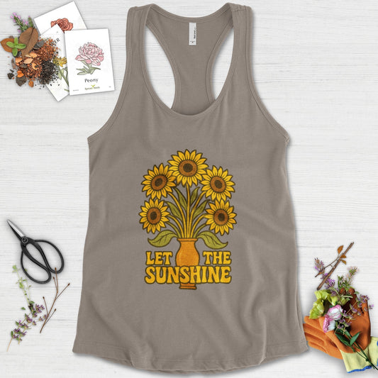 Let the Sunshine Garden Racerback