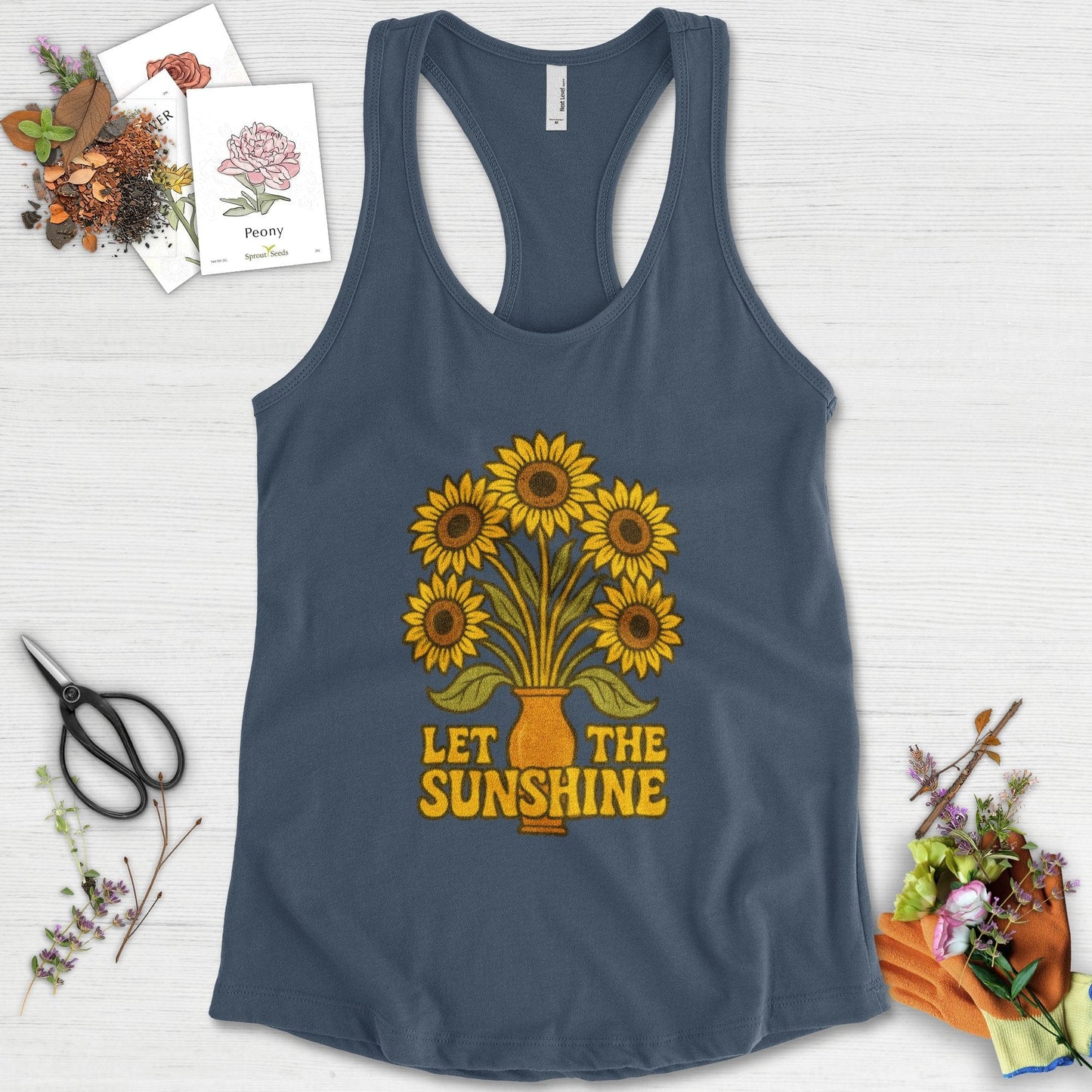Let the Sunshine Garden Racerback