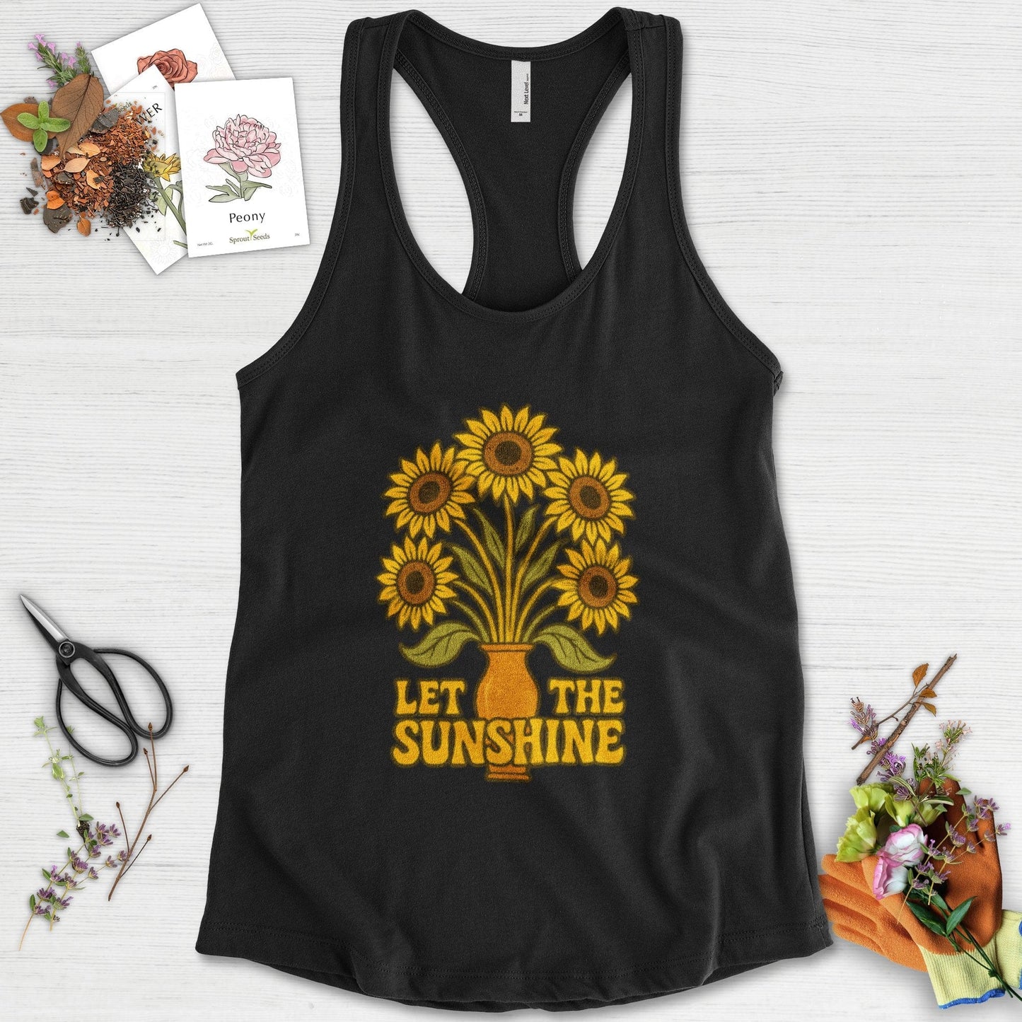 Let the Sunshine Garden Racerback