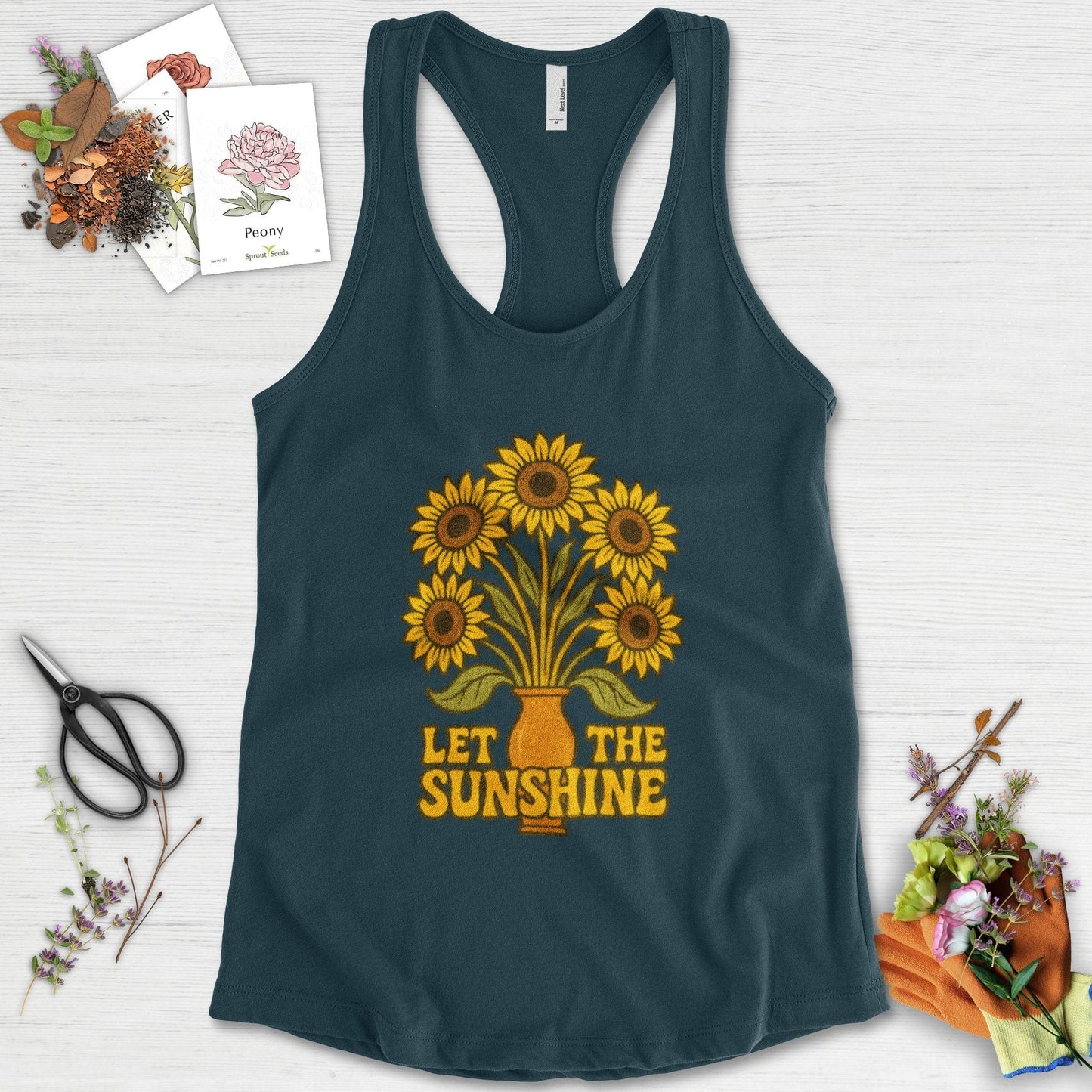 Let the Sunshine Garden Racerback