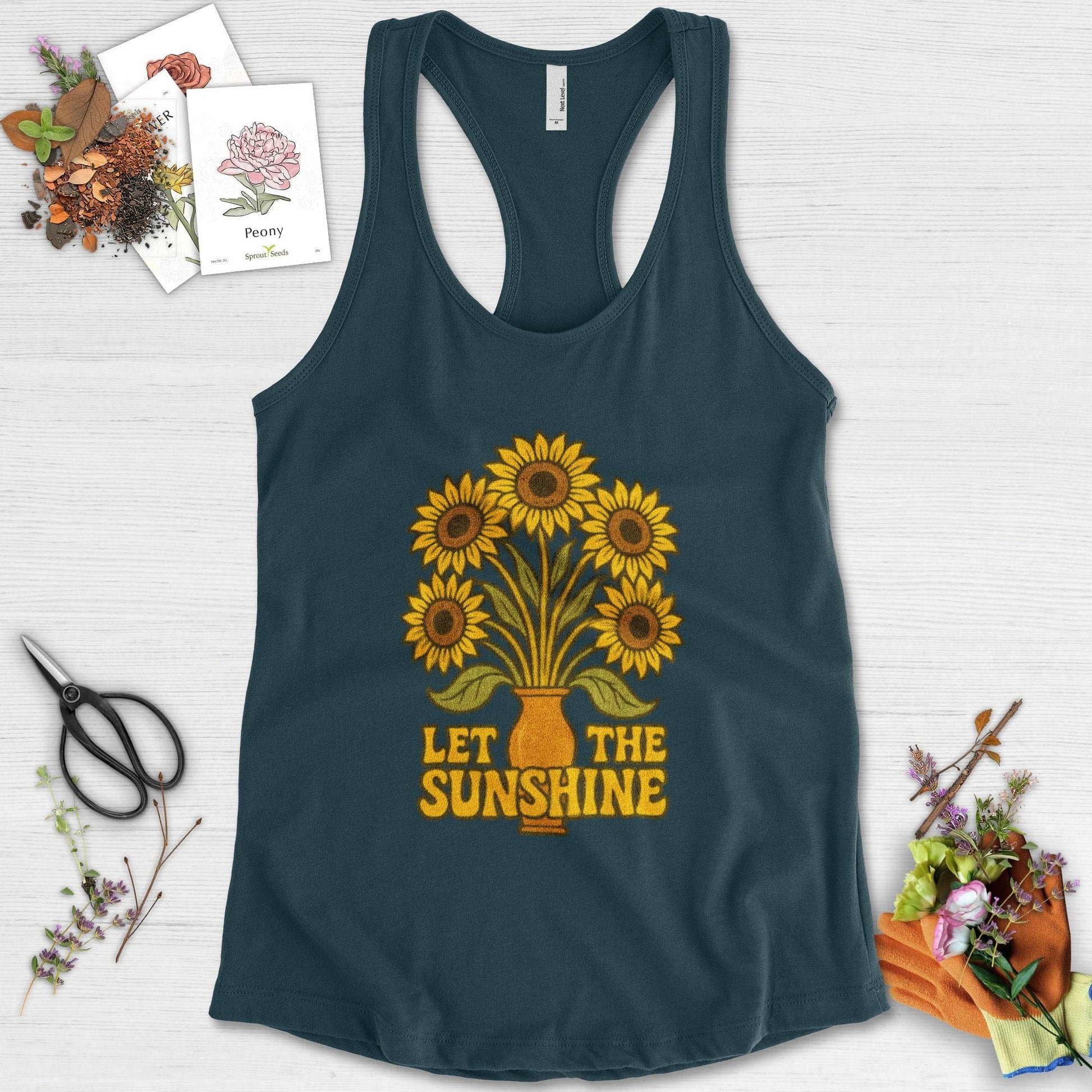Let the Sunshine Garden Racerback