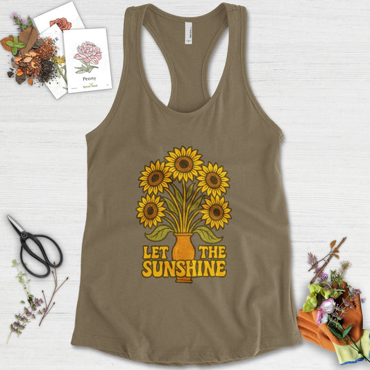 Let the Sunshine Garden Racerback