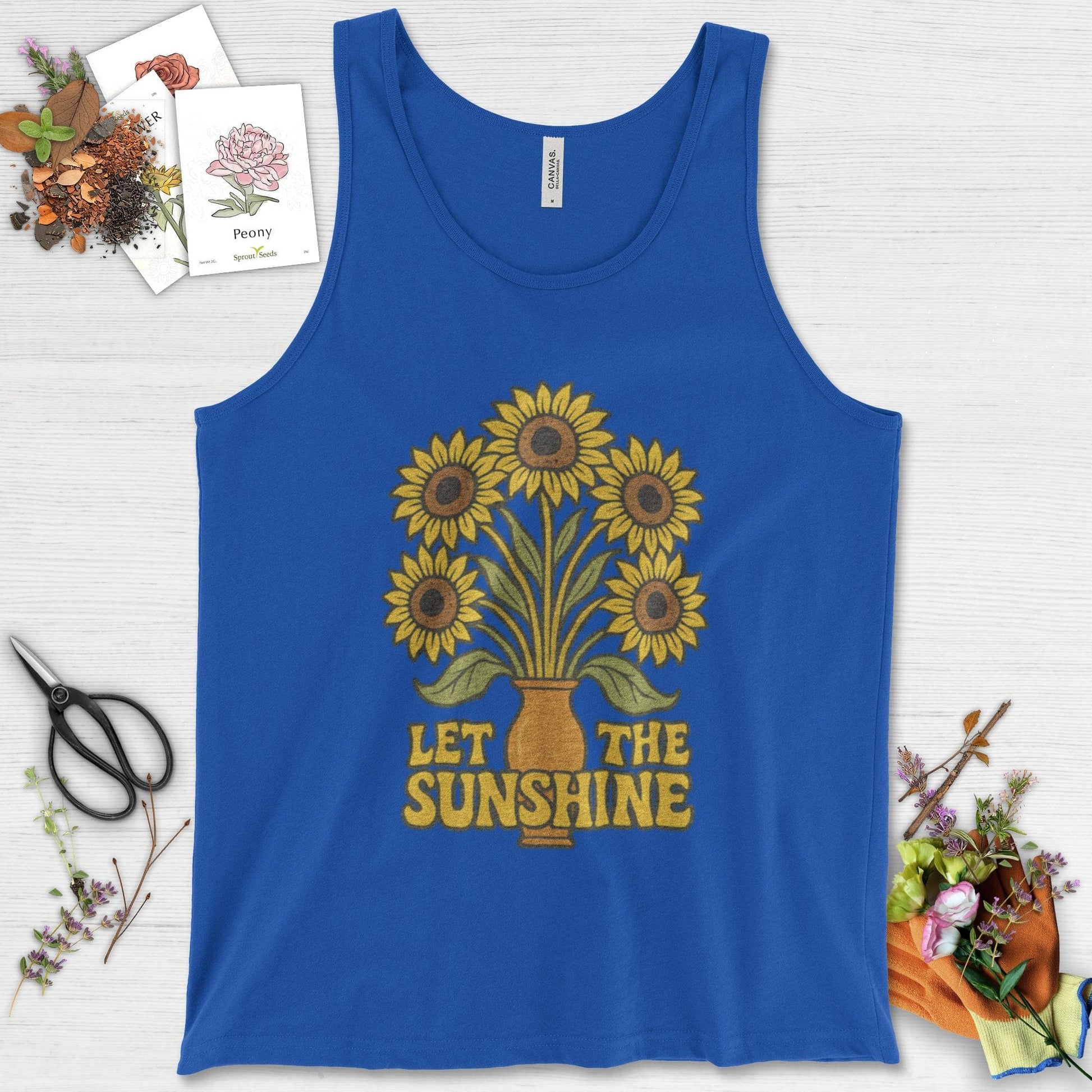 Let the Sunshine Garden Tank Top