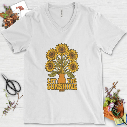 Let the Sunshine Garden V-Neck