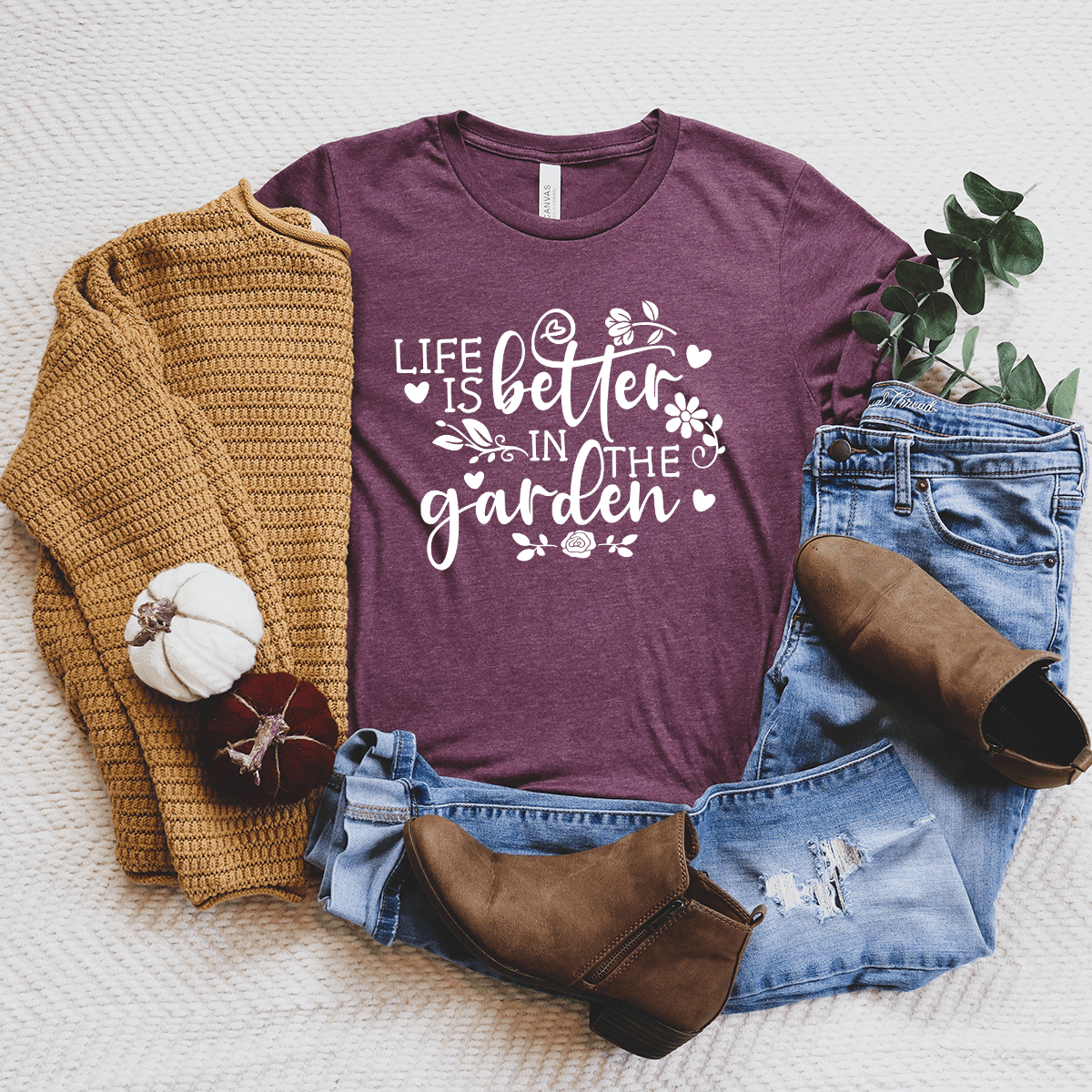 Life Is Better In The Garden Unisex Tee