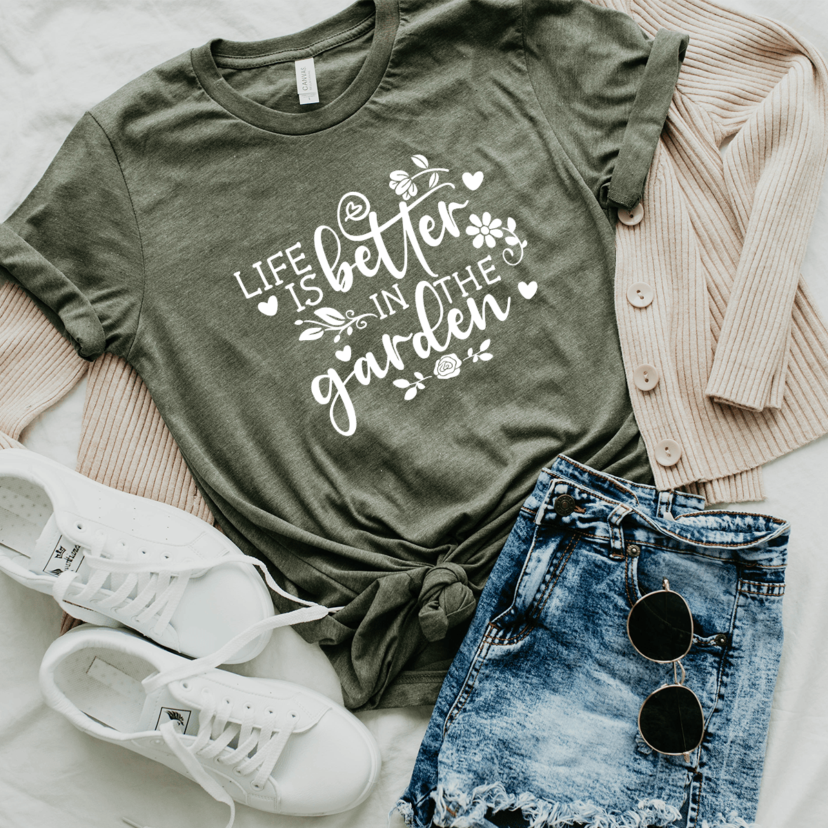 Life Is Better In The Garden Unisex Tee
