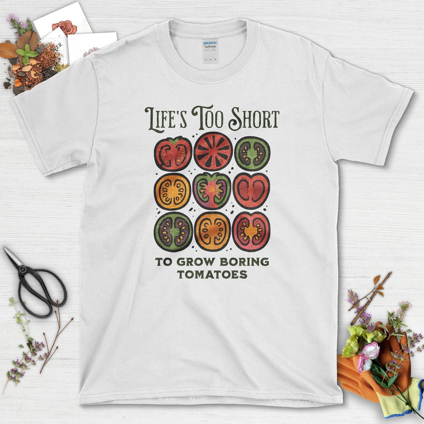 Life's Too Short Tomatoes T-Shirt