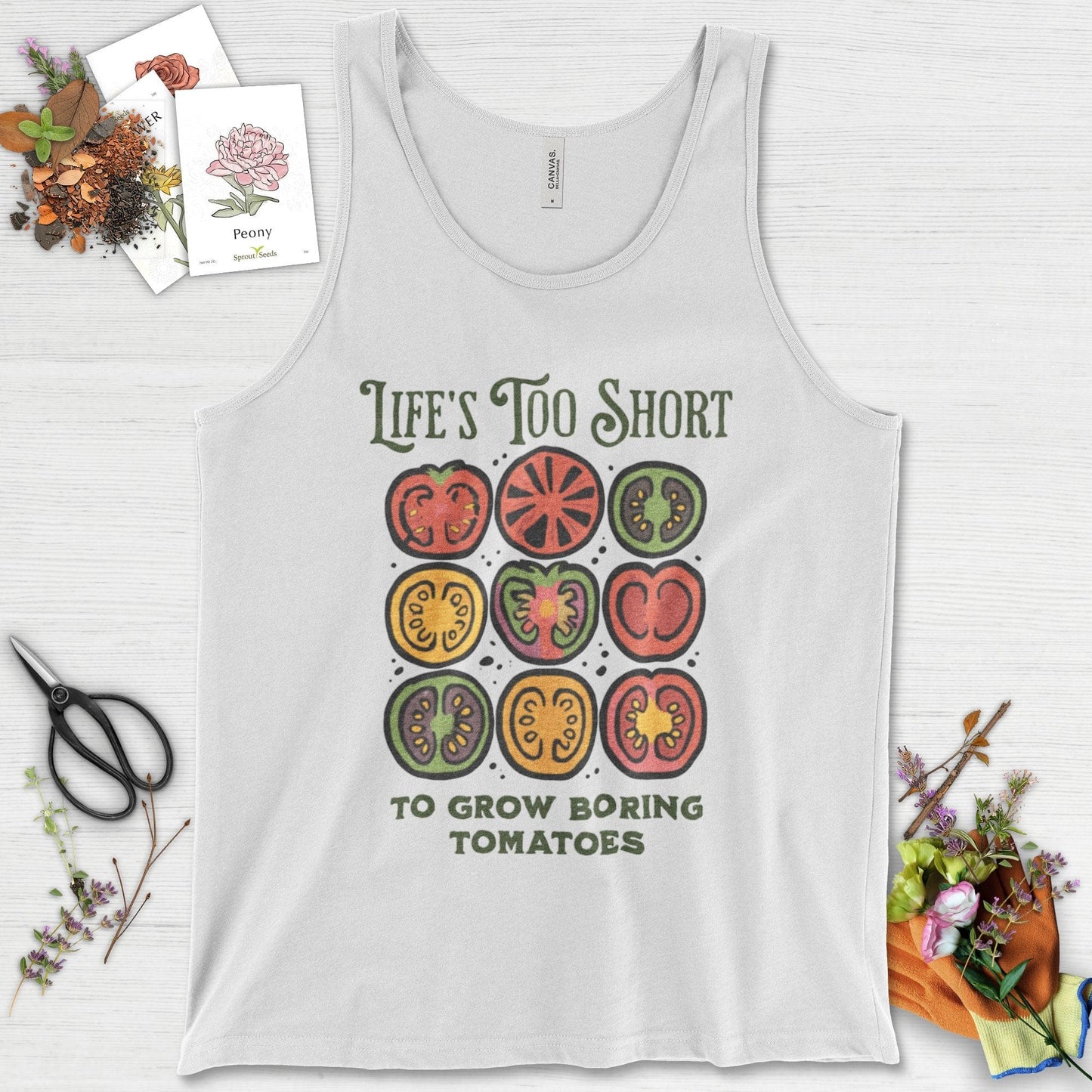 Life's Too Short Tomatoes Tank Top