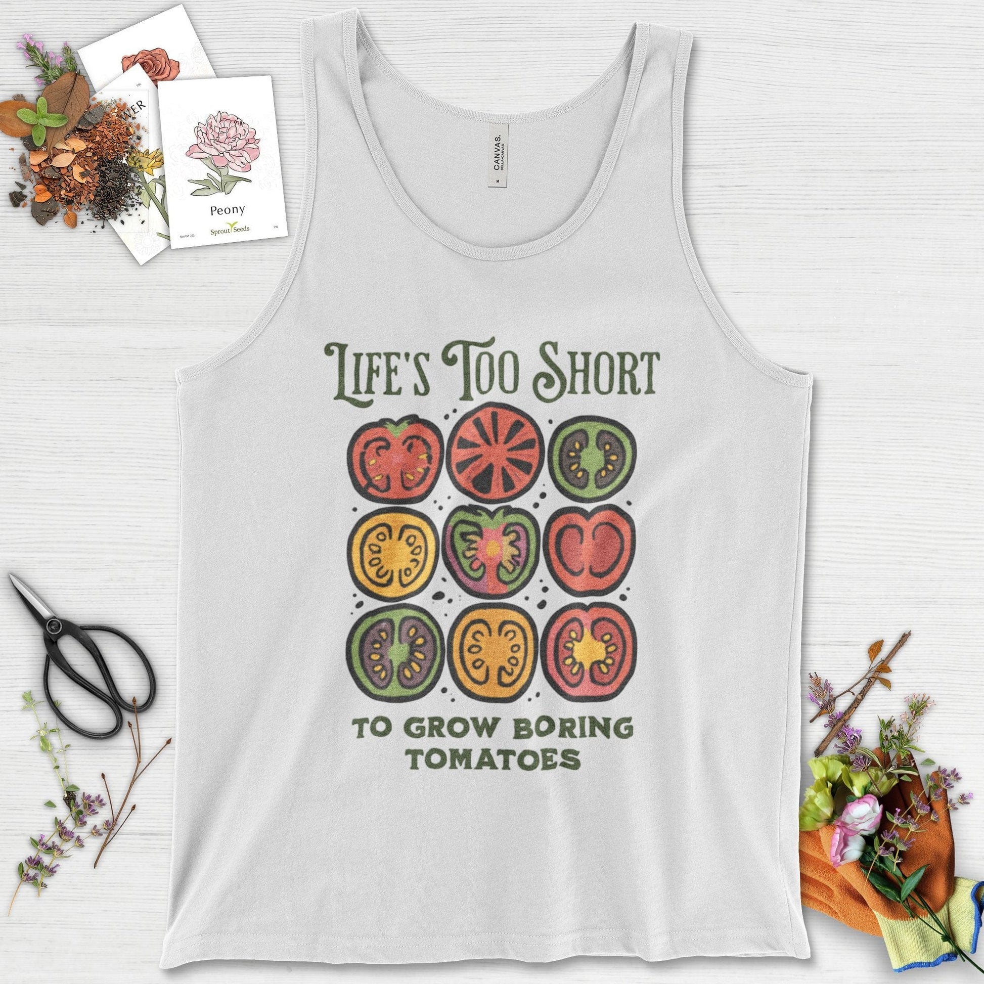 Life's Too Short Tomatoes Tank Top