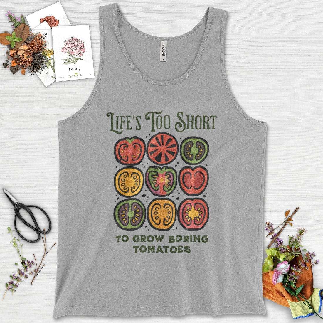 Life's Too Short Tomatoes Tank Top