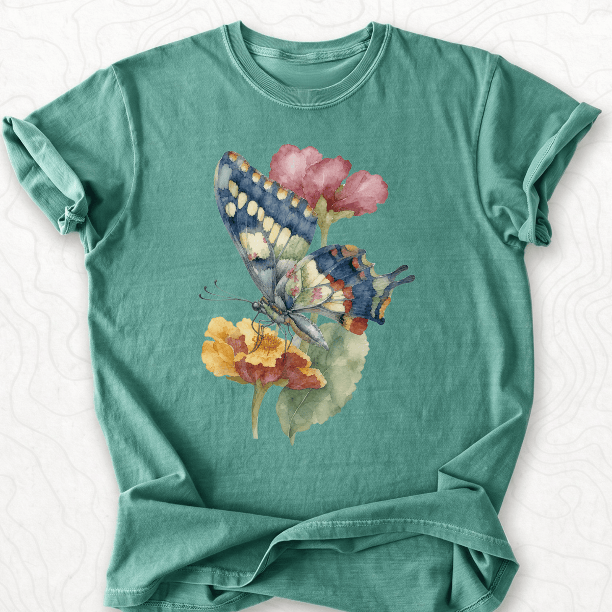 Butterfly Flowers T-shirt