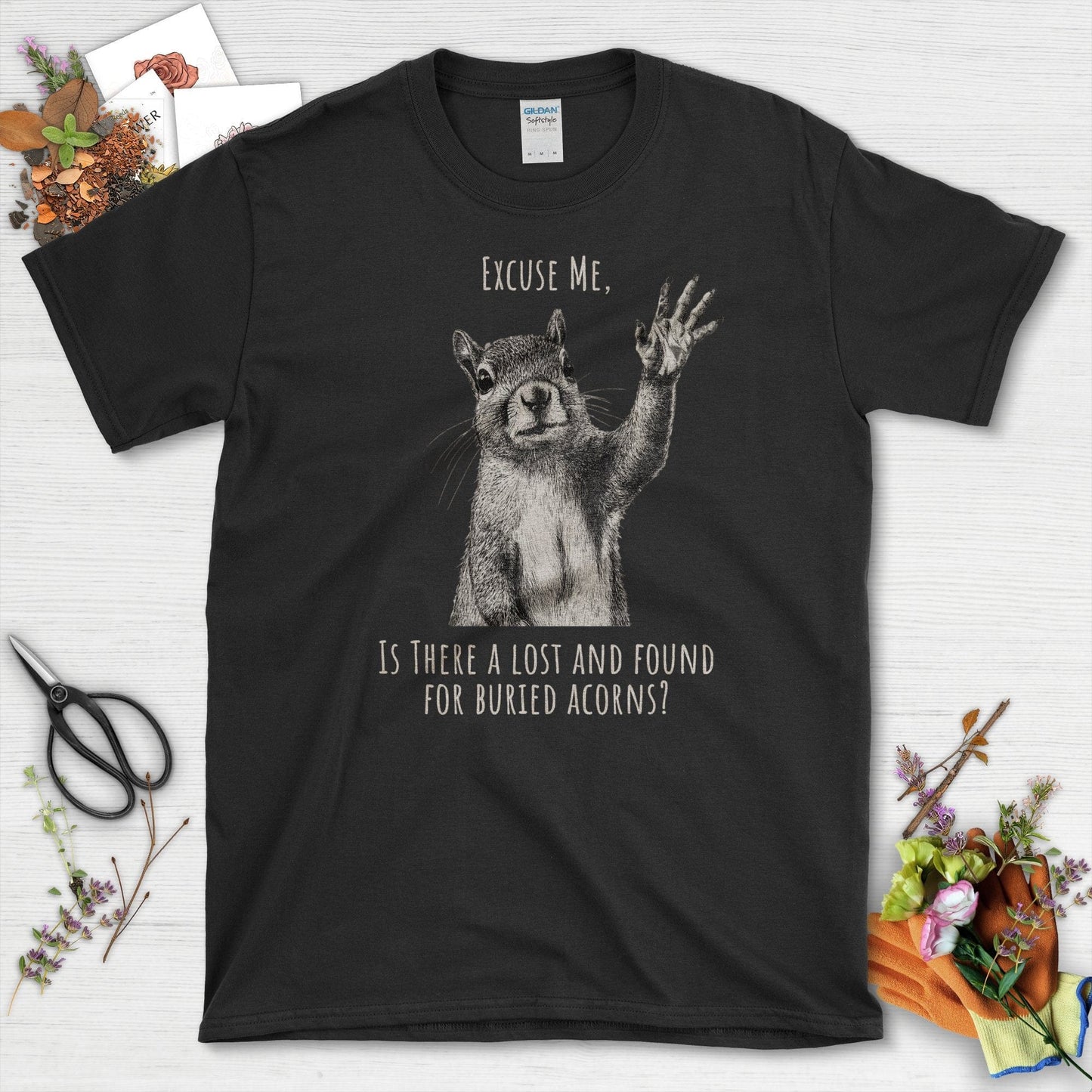 Lost and Found Squirrel T-Shirt