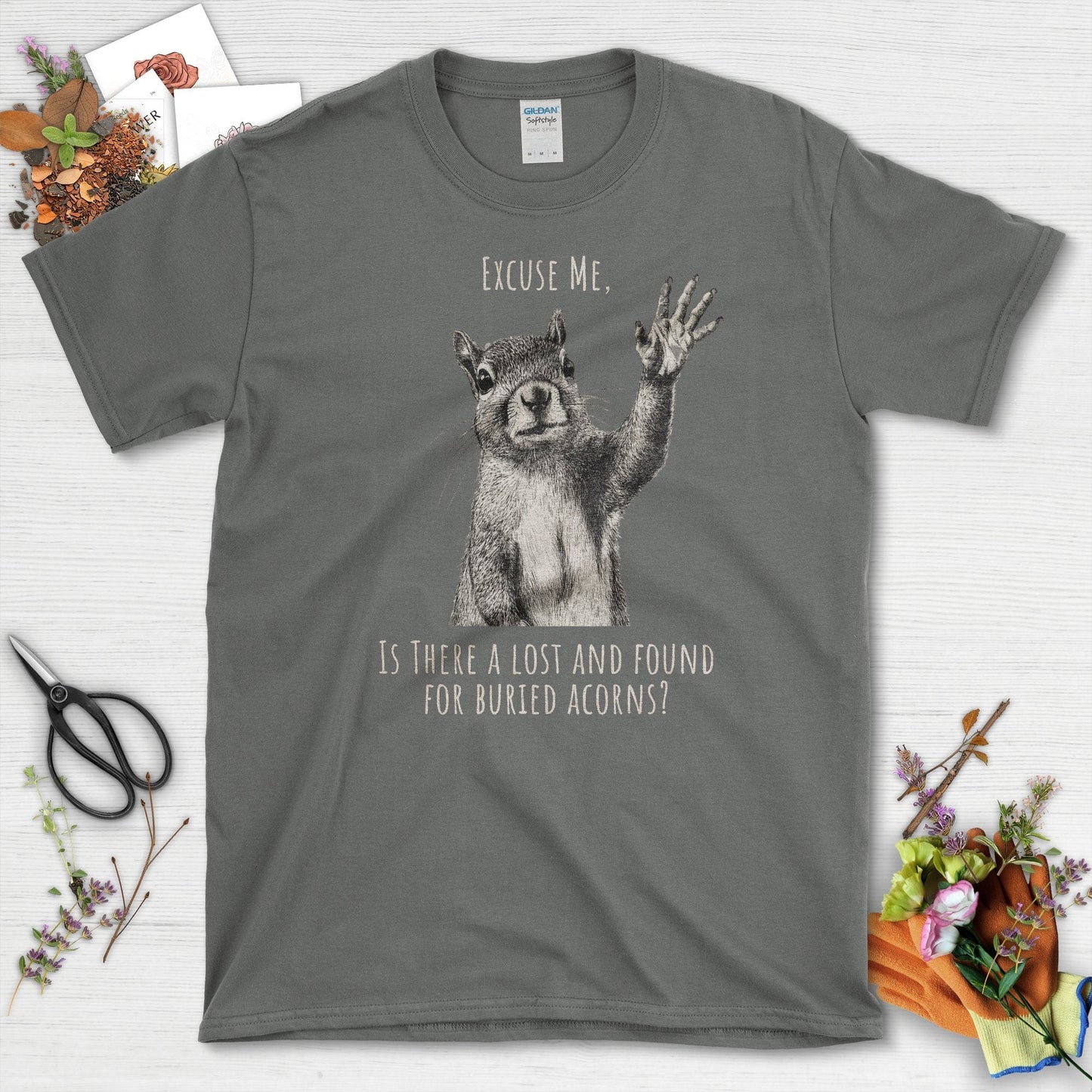 Lost and Found Squirrel T-Shirt