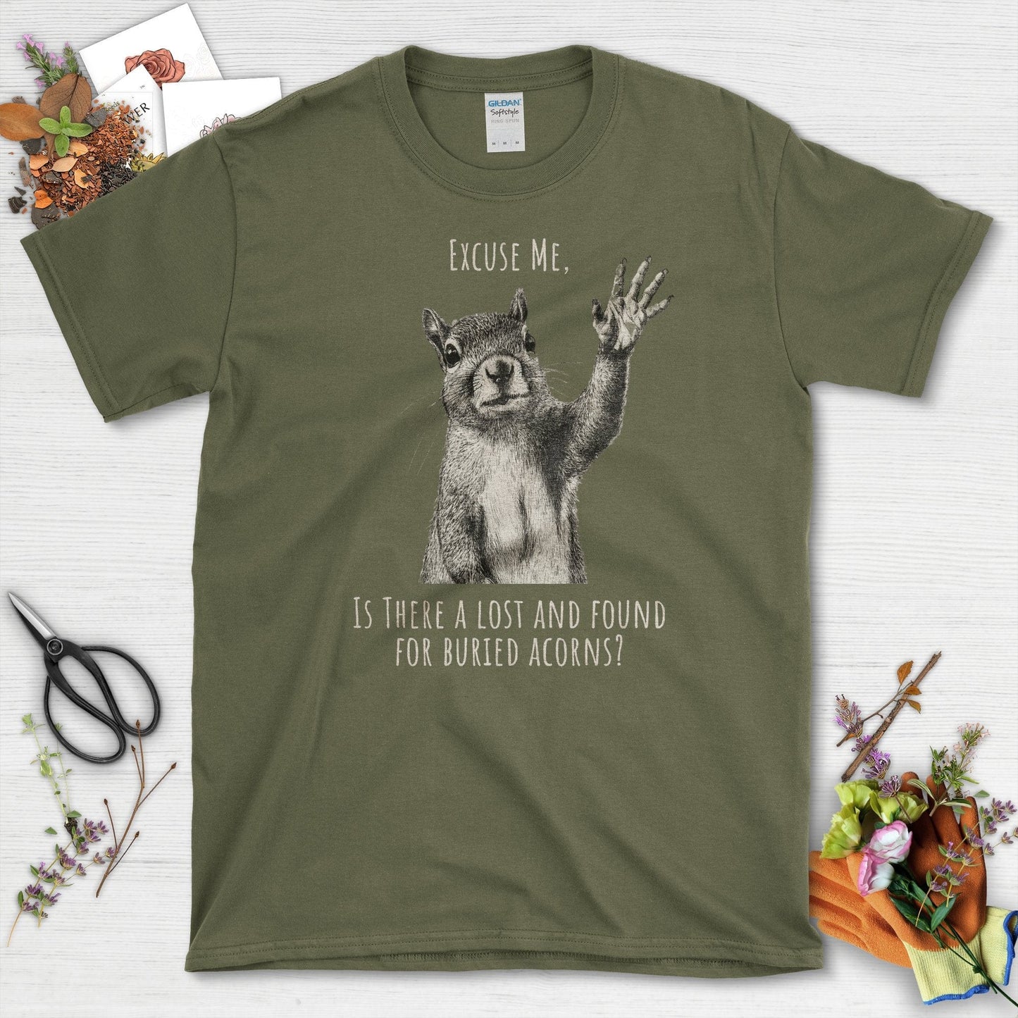 Lost and Found Squirrel T-Shirt