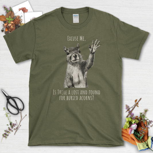 Lost and Found Squirrel T-Shirt