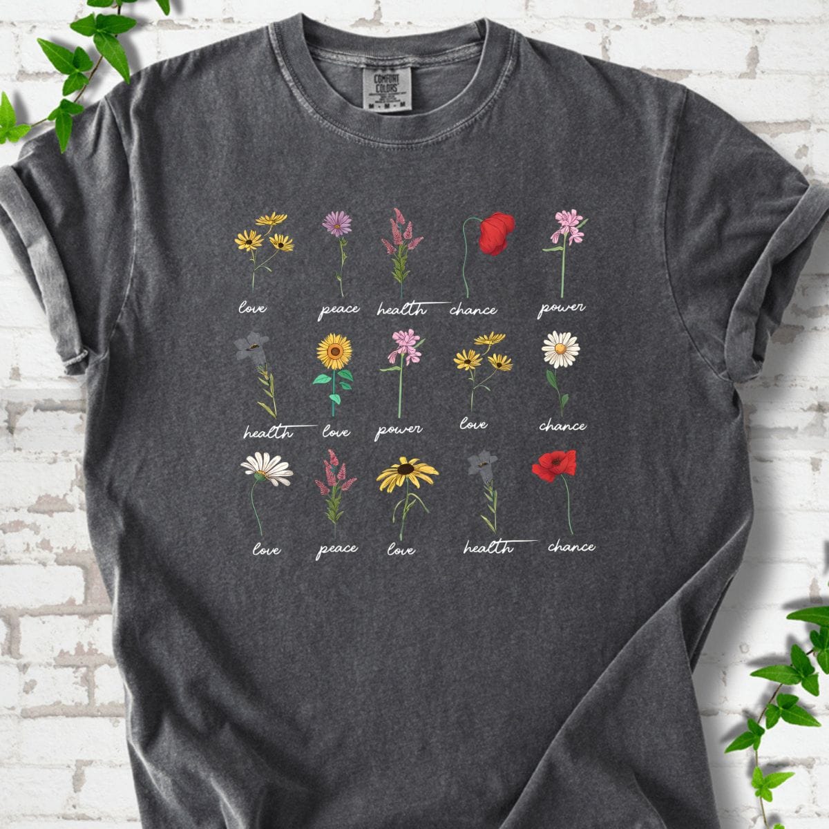 Love Peace Heath Chance Power T-Shirt